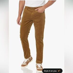 PAIGE Men's Brown Corduroy Pants 29
